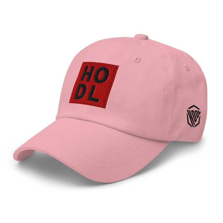 HODL Dad Hat – Red Box Black - HODL Dad Hat – Red Box Black - Pump Signal | Exklusive Hat Streetwear von HODL®