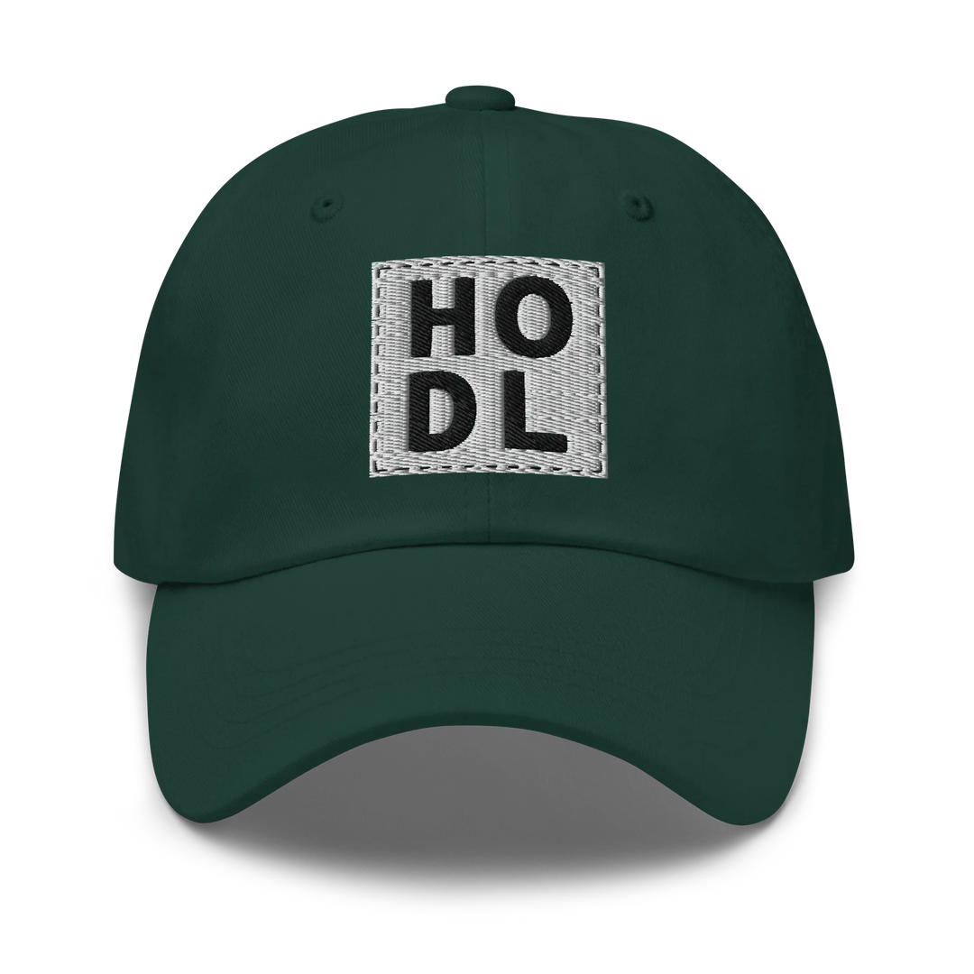 HODL Dad Hat – White Box - HODL Dad Hat – White Box - Private Key | Exklusive Hat Streetwear von HODL®