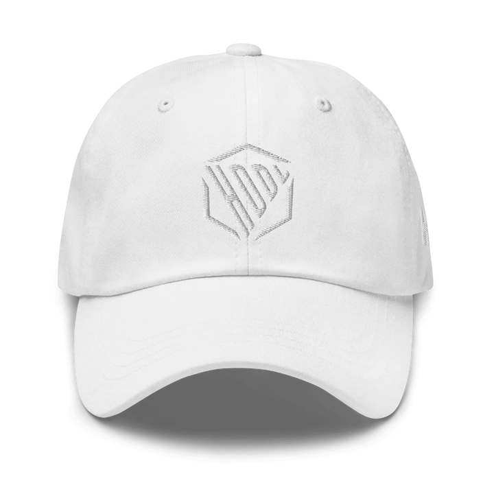 HODL Dad Hat – HODL Design White - HODL Dad Hat – HODL Design White - Private Key | Exklusive Hat Streetwear von HODL®