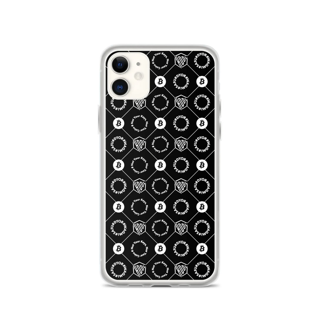 HODL iPhone Silikon Case "First Edition Black" - HODL iPhone Silikon Case "First Edition Black" - iPhone 11 | Exklusive Smartphone Hülle Streetwear von HODL®