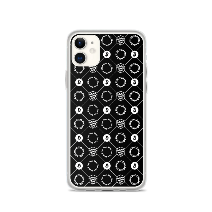 HODL iPhone Silikon Case "First Edition Black" - HODL iPhone Silikon Case "First Edition Black" - iPhone 11 | Exklusive Smartphone Hülle Streetwear von HODL®