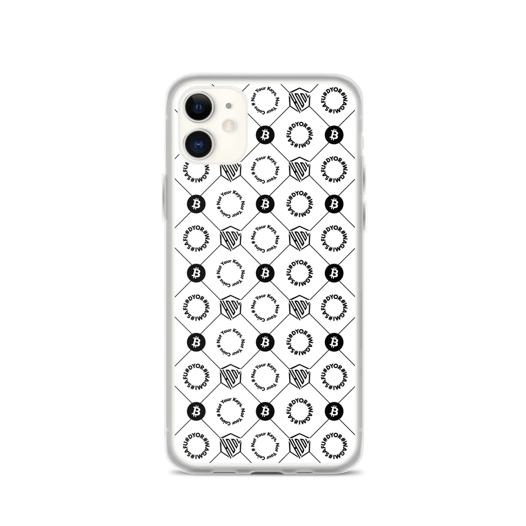 HODL iPhone Silikon Case "First Edition White" - HODL iPhone Silikon Case "First Edition White" - iPhone 11 | Exklusive Smartphone Hülle Streetwear von HODL®