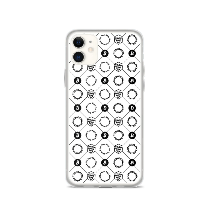 HODL iPhone Silikon Case "First Edition White" - HODL iPhone Silikon Case "First Edition White" - iPhone 11 | Exklusive Smartphone Hülle Streetwear von HODL®