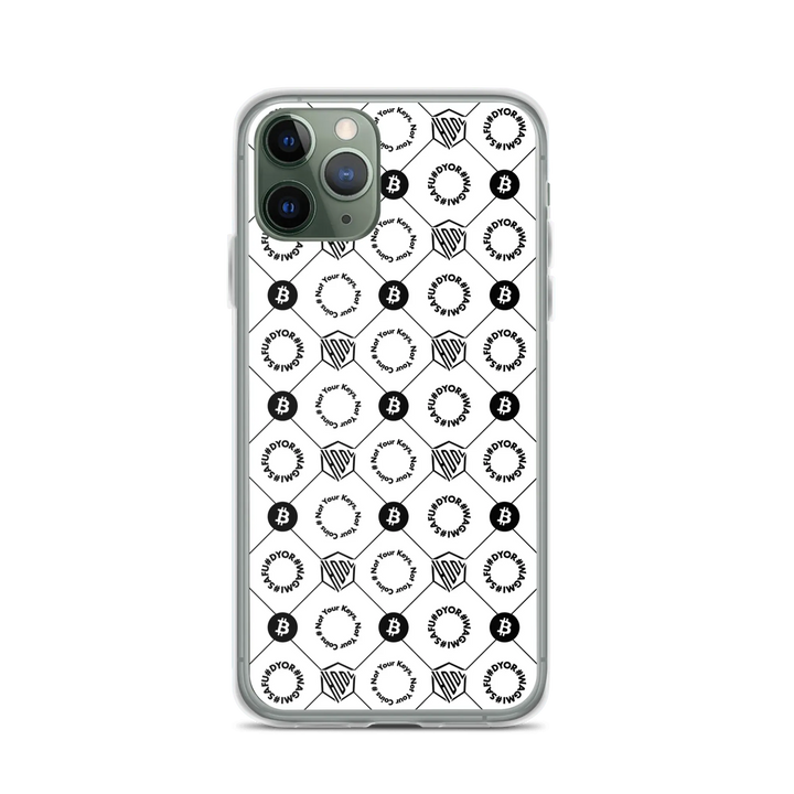 HODL iPhone Silikon Case "First Edition White" - HODL iPhone Silikon Case "First Edition White" - iPhone 11 Pro | Exklusive Smartphone Hülle Streetwear von HODL®
