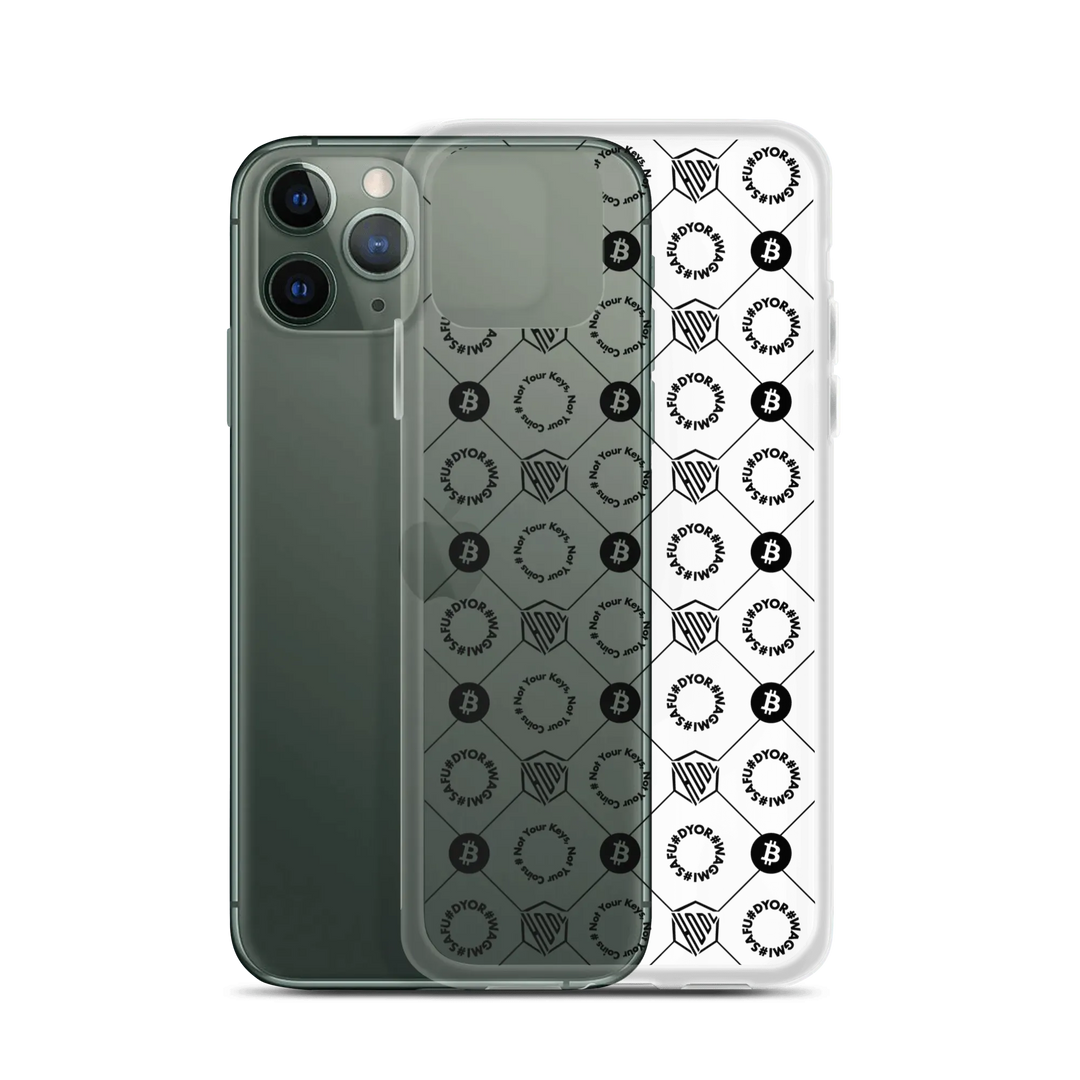 HODL iPhone Silikon Clear Case "First Edition Black" - HODL iPhone Silikon Clear Case "First Edition Black" - iPhone 11 | Exklusive Smartphone Hülle Streetwear von HODL®