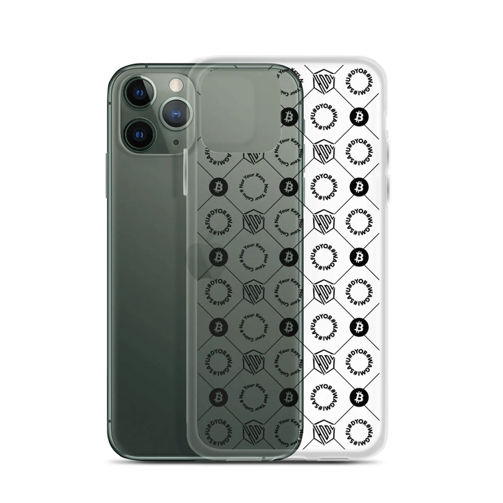 HODL iPhone Silikon Clear Case "First Edition Black" - HODL iPhone Silikon Clear Case "First Edition Black" - iPhone 11 | Exklusive Smartphone Hülle Streetwear von HODL®
