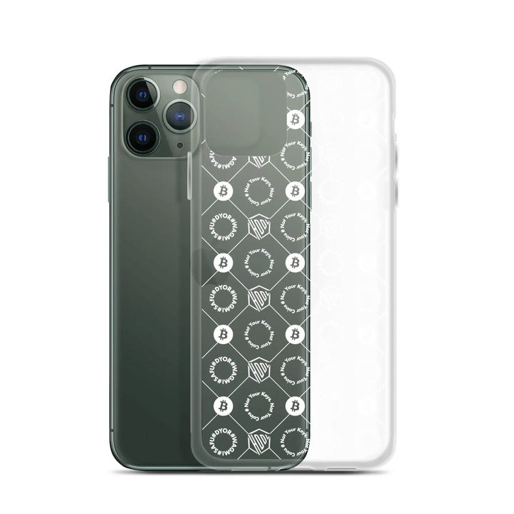 HODL iPhone Silikon Clear Case "FIRST EDITION WHITE" - HODL iPhone Silikon Clear Case "FIRST EDITION WHITE" - iPhone 11 | Exklusive Smartphone Hülle Streetwear von HODL®