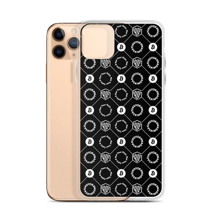 HODL iPhone Silikon Case "First Edition Black" - HODL iPhone Silikon Case "First Edition Black" - iPhone 11 | Exklusive Smartphone Hülle Streetwear von HODL®