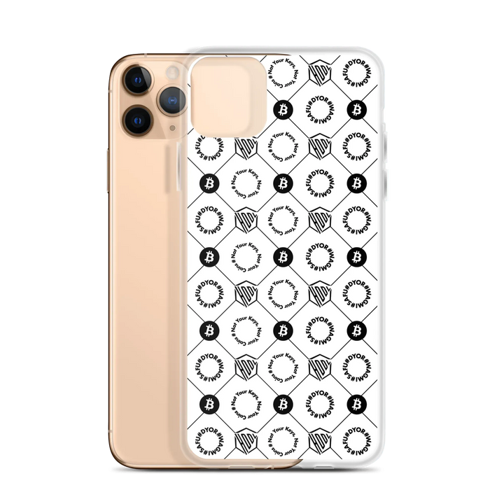 HODL iPhone Silikon Case "First Edition White" - HODL iPhone Silikon Case "First Edition White" - iPhone 11 | Exklusive Smartphone Hülle Streetwear von HODL®