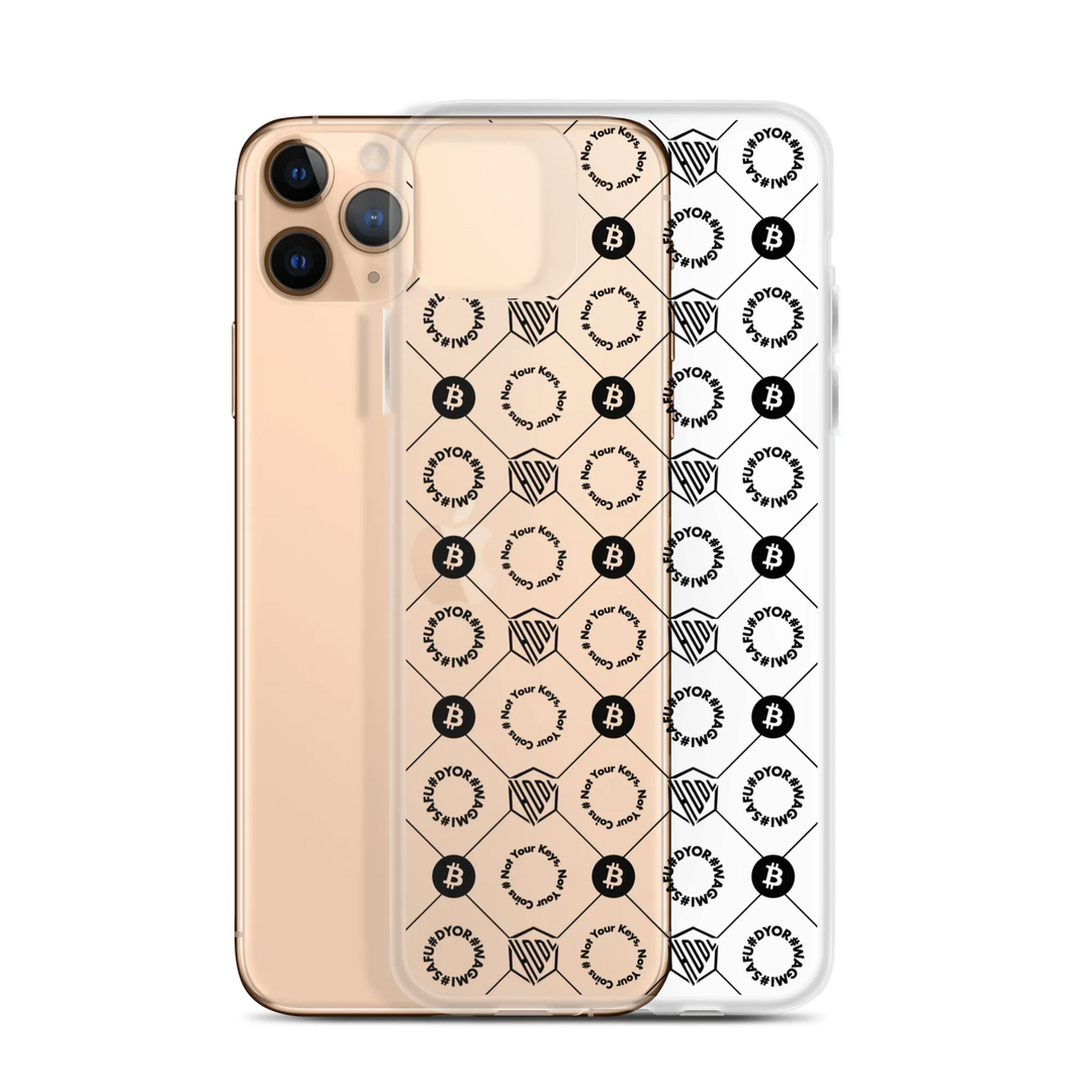 HODL iPhone Silikon Clear Case "First Edition Black" - HODL iPhone Silikon Clear Case "First Edition Black" - iPhone 11 | Exklusive Smartphone Hülle Streetwear von HODL®