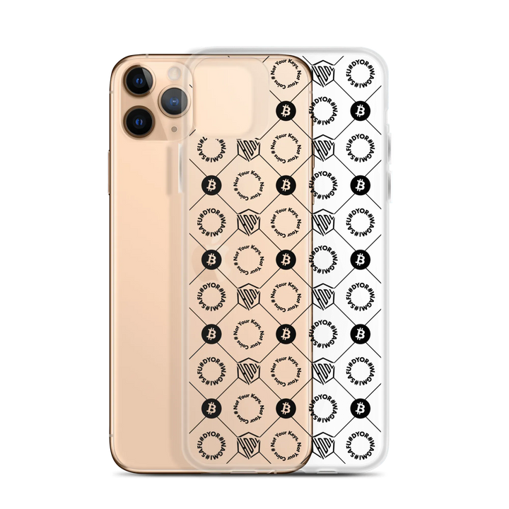 HODL iPhone Silikon Clear Case "First Edition Black" - HODL iPhone Silikon Clear Case "First Edition Black" - iPhone 11 | Exklusive Smartphone Hülle Streetwear von HODL®