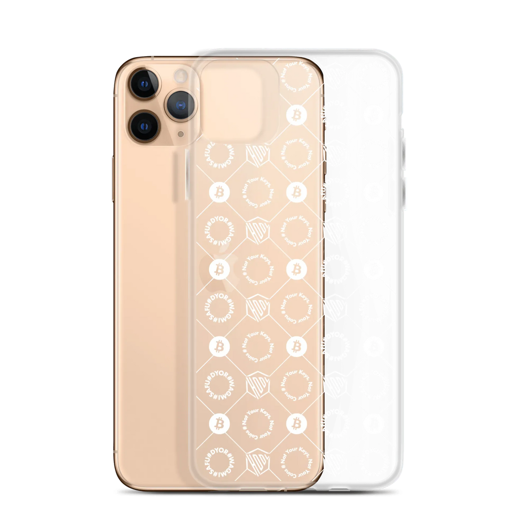 HODL iPhone Silikon Clear Case "FIRST EDITION WHITE" - HODL iPhone Silikon Clear Case "FIRST EDITION WHITE" - iPhone 11 | Exklusive Smartphone Hülle Streetwear von HODL®