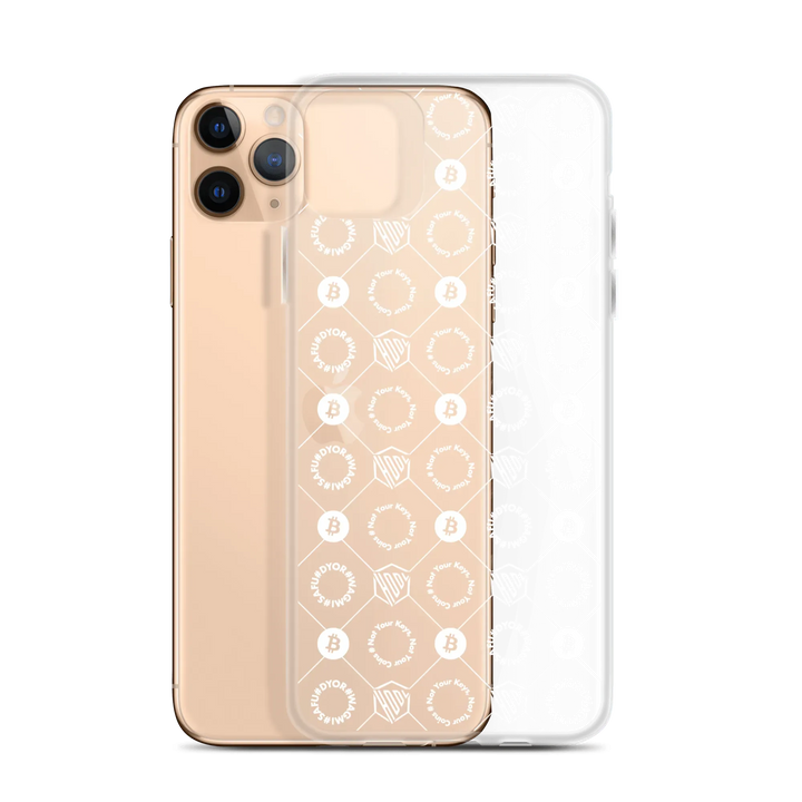 HODL iPhone Silikon Clear Case "FIRST EDITION WHITE" - HODL iPhone Silikon Clear Case "FIRST EDITION WHITE" - iPhone 11 | Exklusive Smartphone Hülle Streetwear von HODL®