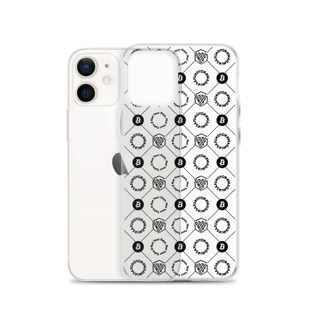 HODL iPhone Silikon Clear Case "First Edition Black" - HODL iPhone Silikon Clear Case "First Edition Black" - iPhone 11 | Exklusive Smartphone Hülle Streetwear von HODL®