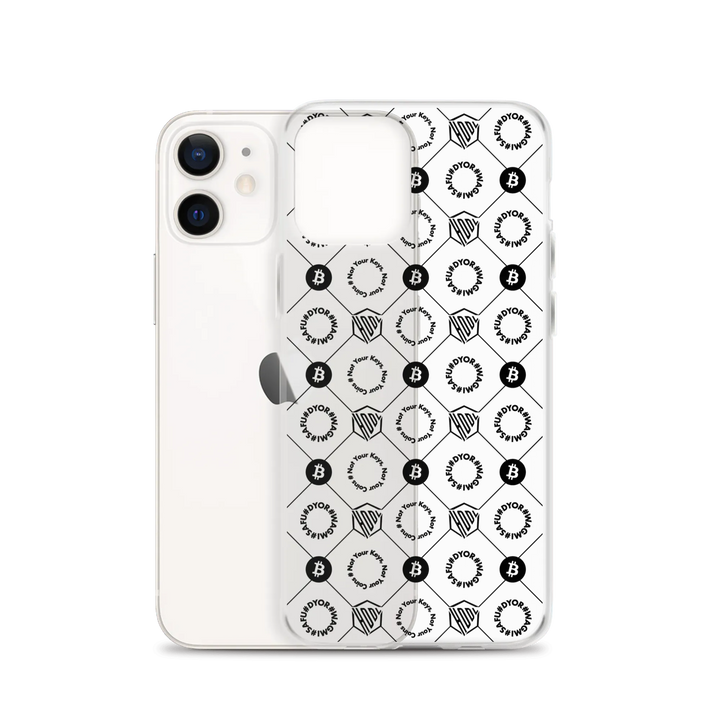 HODL iPhone Silikon Clear Case "First Edition Black" - HODL iPhone Silikon Clear Case "First Edition Black" - iPhone 11 | Exklusive Smartphone Hülle Streetwear von HODL®