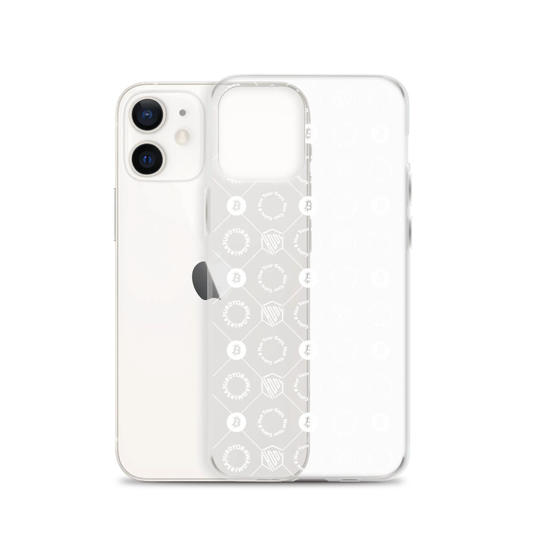 HODL iPhone Silikon Clear Case "FIRST EDITION WHITE" - HODL iPhone Silikon Clear Case "FIRST EDITION WHITE" - iPhone 11 | Exklusive Smartphone Hülle Streetwear von HODL®