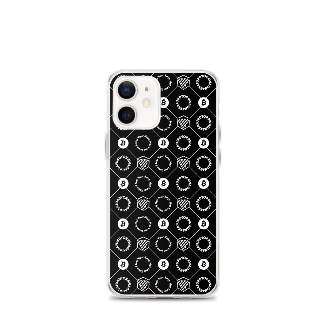 HODL iPhone Silikon Case "First Edition Black" - HODL iPhone Silikon Case "First Edition Black" - iPhone 12 mini | Exklusive Smartphone Hülle Streetwear von HODL®