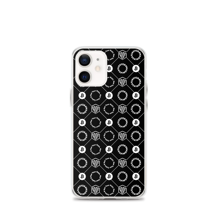 HODL iPhone Silikon Case "First Edition Black" - HODL iPhone Silikon Case "First Edition Black" - iPhone 12 mini | Exklusive Smartphone Hülle Streetwear von HODL®