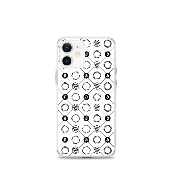 HODL iPhone Silikon Case "First Edition White" - HODL iPhone Silikon Case "First Edition White" - iPhone 12 mini | Exklusive Smartphone Hülle Streetwear von HODL®