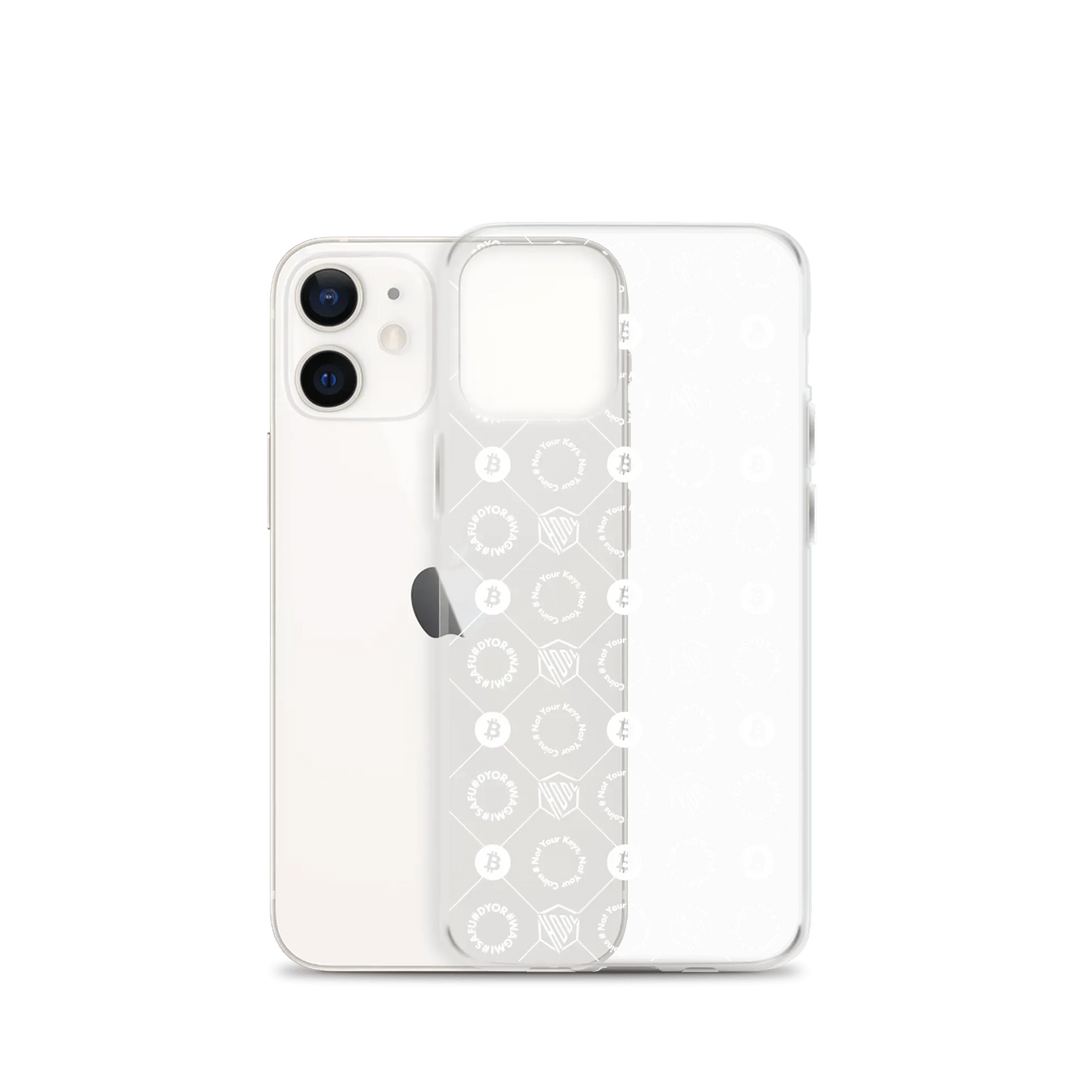 HODL iPhone Silikon Clear Case "FIRST EDITION WHITE" - HODL iPhone Silikon Clear Case "FIRST EDITION WHITE" - iPhone 11 | Exklusive Smartphone Hülle Streetwear von HODL®