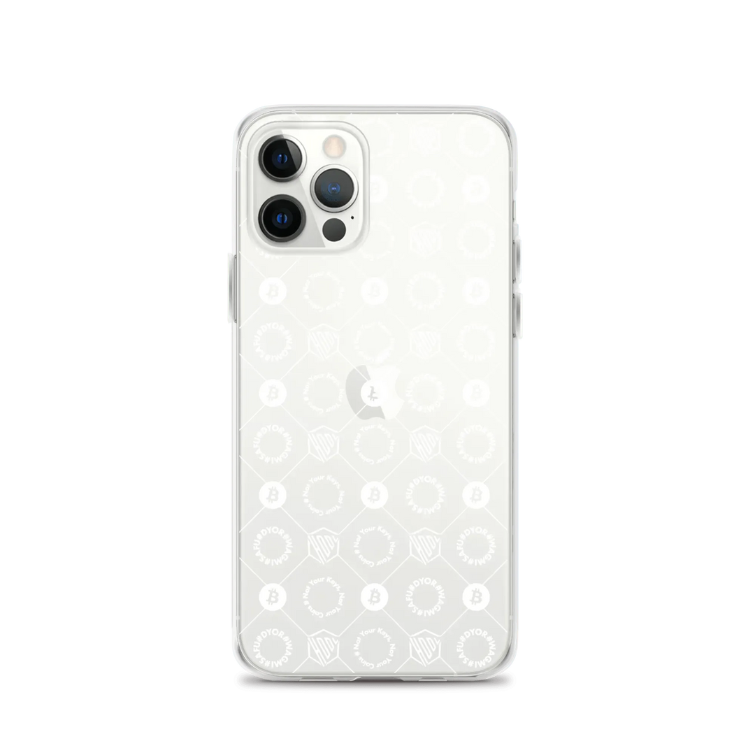 HODL iPhone Silikon Clear Case "FIRST EDITION WHITE" - HODL iPhone Silikon Clear Case "FIRST EDITION WHITE" - iPhone 12 Pro | Exklusive Smartphone Hülle Streetwear von HODL®