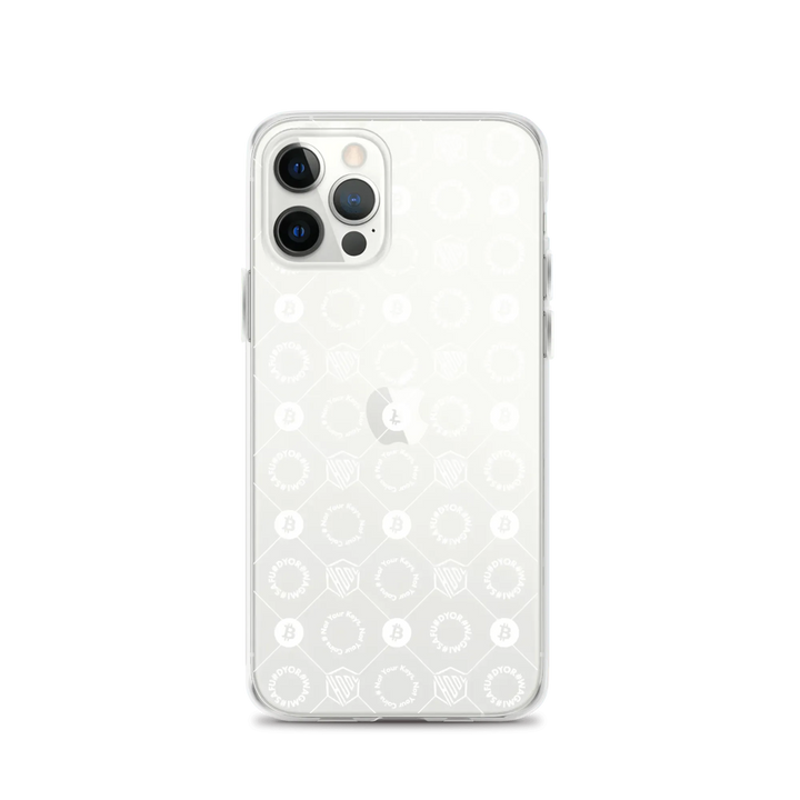 HODL iPhone Silikon Clear Case "FIRST EDITION WHITE" - HODL iPhone Silikon Clear Case "FIRST EDITION WHITE" - iPhone 12 Pro | Exklusive Smartphone Hülle Streetwear von HODL®