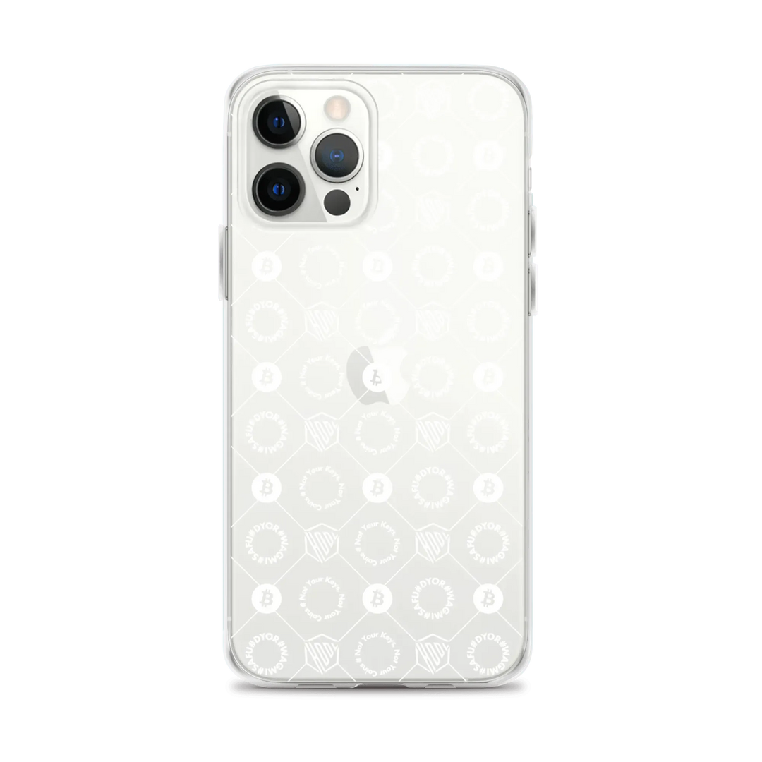 HODL iPhone Silikon Clear Case "FIRST EDITION WHITE" - HODL iPhone Silikon Clear Case "FIRST EDITION WHITE" - iPhone 12 Pro Max | Exklusive Smartphone Hülle Streetwear von HODL®