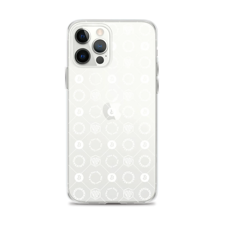 HODL iPhone Silikon Clear Case "FIRST EDITION WHITE" - HODL iPhone Silikon Clear Case "FIRST EDITION WHITE" - iPhone 12 Pro Max | Exklusive Smartphone Hülle Streetwear von HODL®
