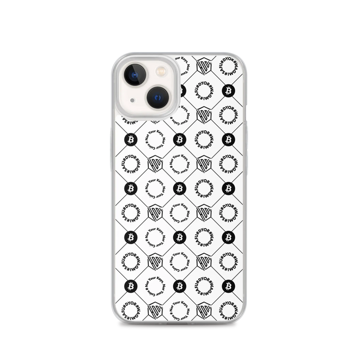 HODL iPhone Silikon Case "First Edition White" - HODL iPhone Silikon Case "First Edition White" - iPhone 13 | Exklusive Smartphone Hülle Streetwear von HODL®