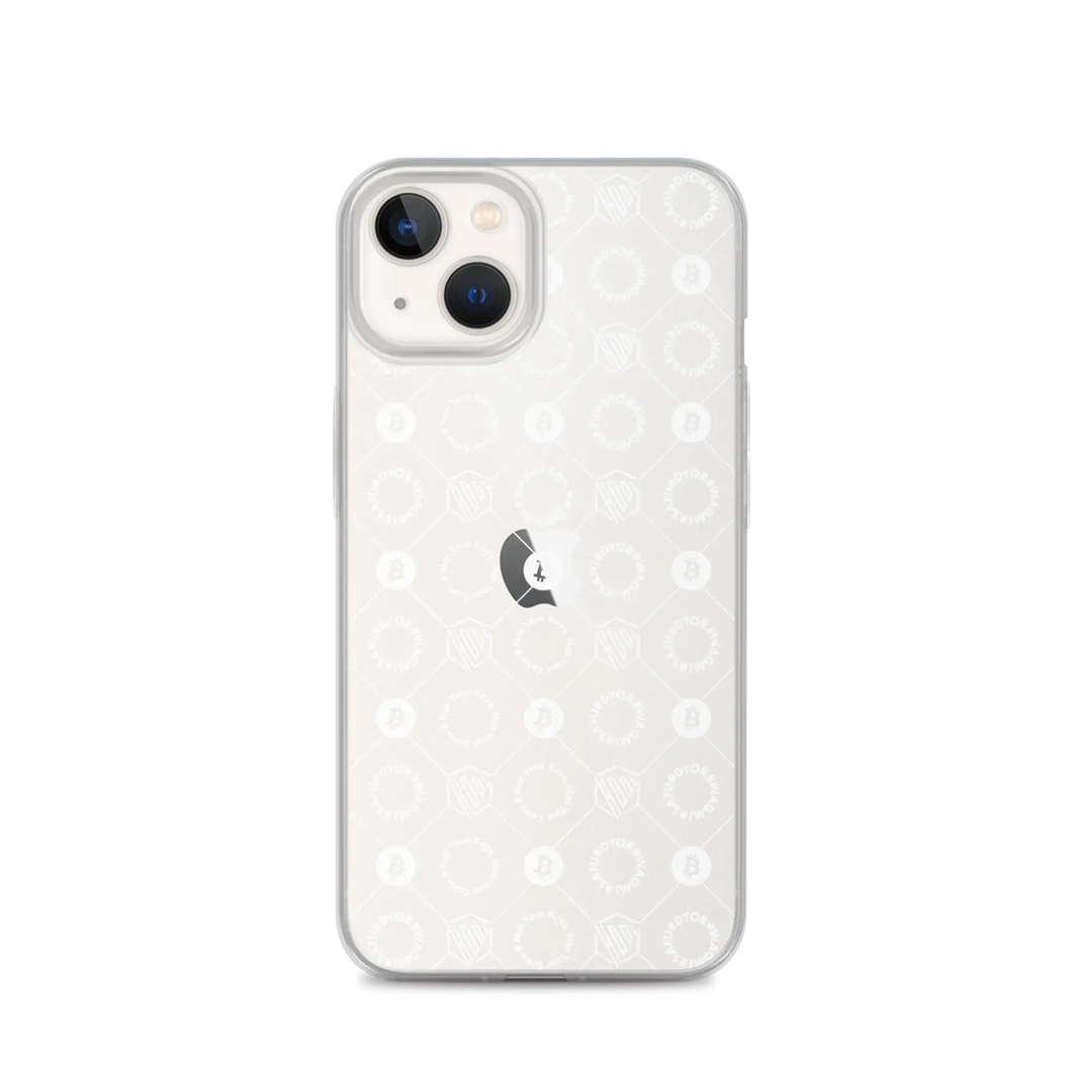HODL iPhone Silikon Clear Case "FIRST EDITION WHITE" - HODL iPhone Silikon Clear Case "FIRST EDITION WHITE" - iPhone 13 | Exklusive Smartphone Hülle Streetwear von HODL®