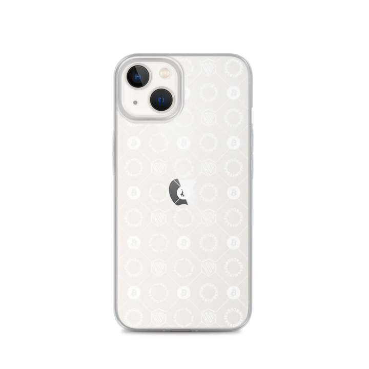 HODL iPhone Silikon Clear Case "FIRST EDITION WHITE" - HODL iPhone Silikon Clear Case "FIRST EDITION WHITE" - iPhone 13 | Exklusive Smartphone Hülle Streetwear von HODL®
