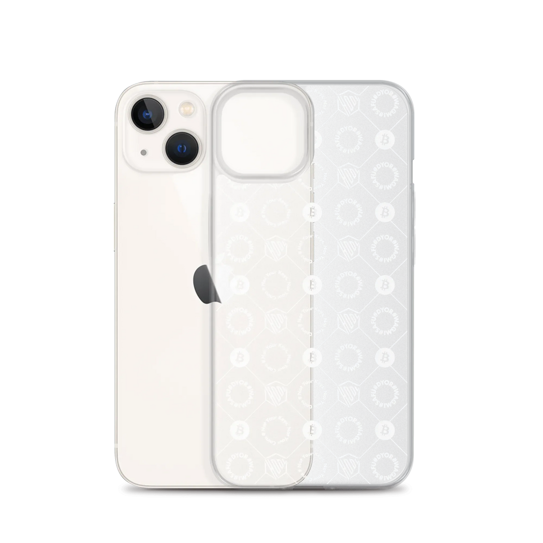 HODL iPhone Silikon Clear Case "FIRST EDITION WHITE" - HODL iPhone Silikon Clear Case "FIRST EDITION WHITE" - iPhone 11 | Exklusive Smartphone Hülle Streetwear von HODL®