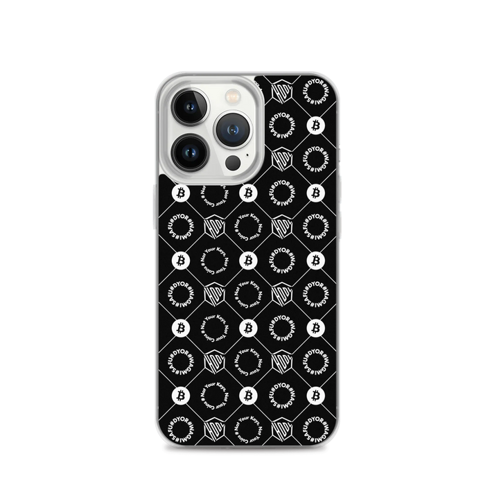 HODL iPhone Silikon Case "First Edition Black" - HODL iPhone Silikon Case "First Edition Black" - iPhone 13 Pro | Exklusive Smartphone Hülle Streetwear von HODL®