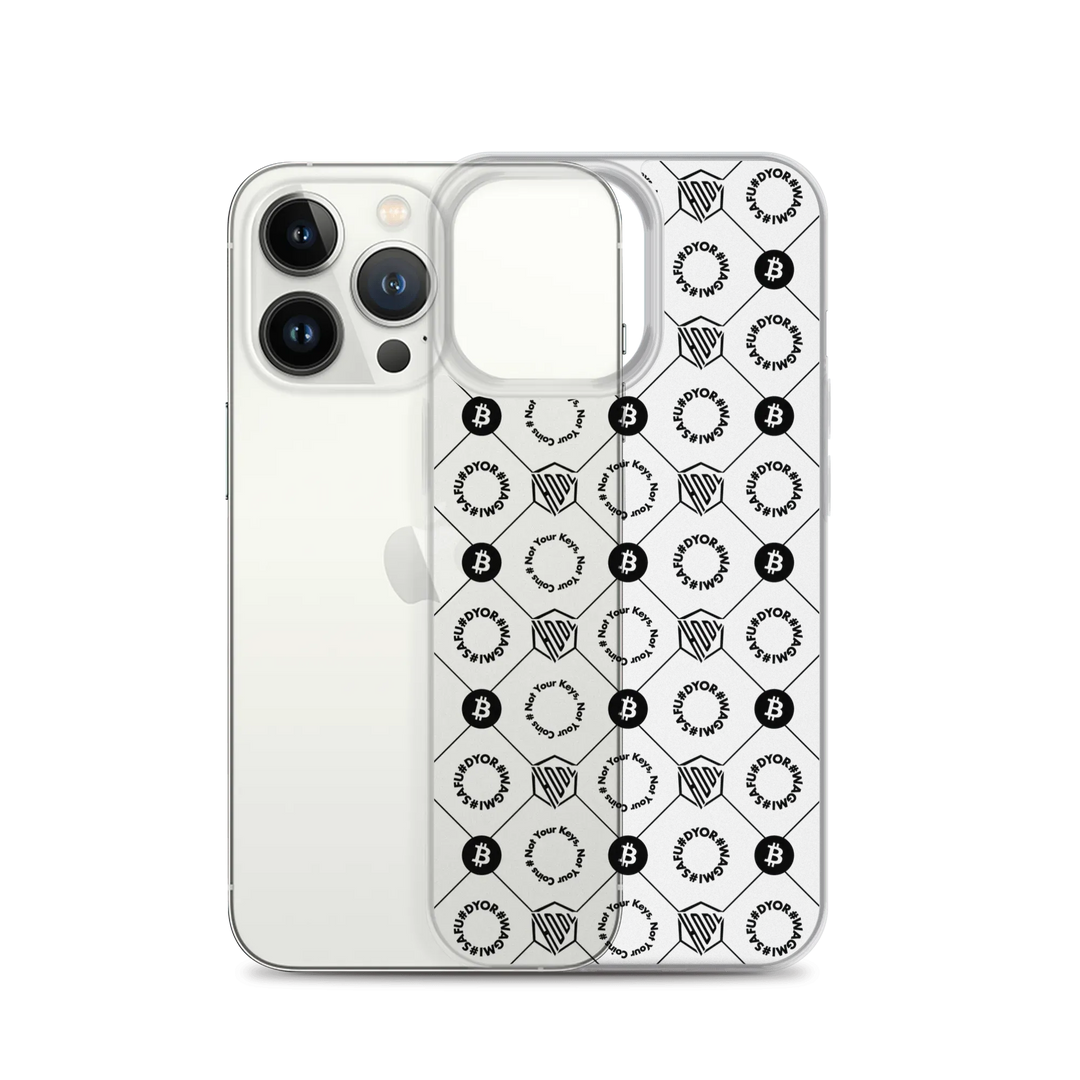 HODL iPhone Silikon Clear Case "First Edition Black" - HODL iPhone Silikon Clear Case "First Edition Black" - iPhone 11 | Exklusive Smartphone Hülle Streetwear von HODL®