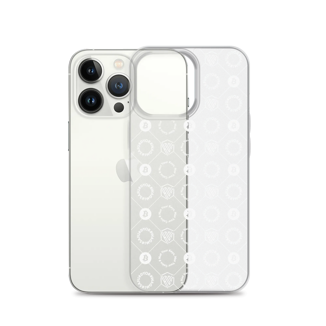 HODL iPhone Silikon Clear Case "FIRST EDITION WHITE" - HODL iPhone Silikon Clear Case "FIRST EDITION WHITE" - iPhone 11 | Exklusive Smartphone Hülle Streetwear von HODL®