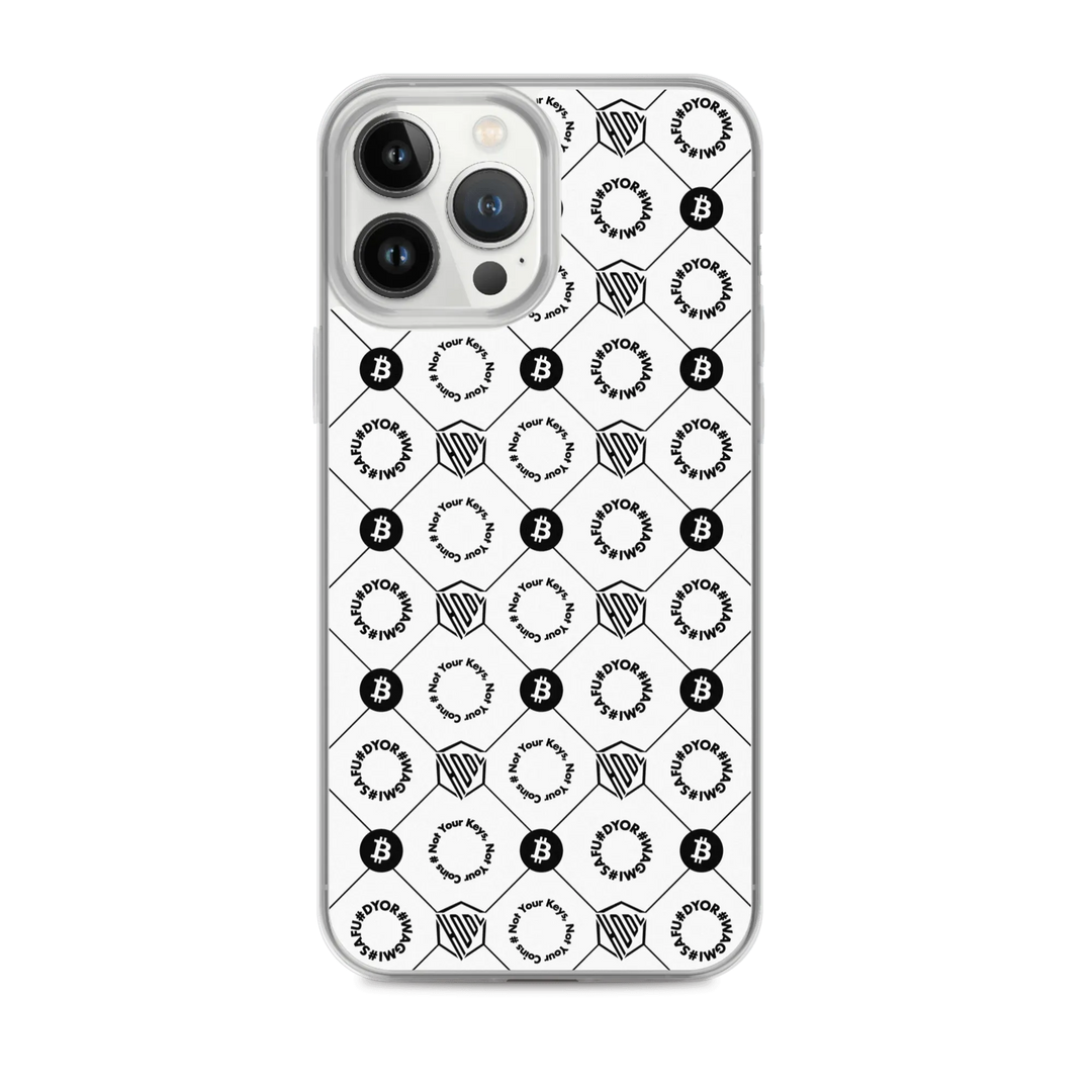 HODL iPhone Silikon Case "First Edition White" - HODL iPhone Silikon Case "First Edition White" - iPhone 13 Pro Max | Exklusive Smartphone Hülle Streetwear von HODL®