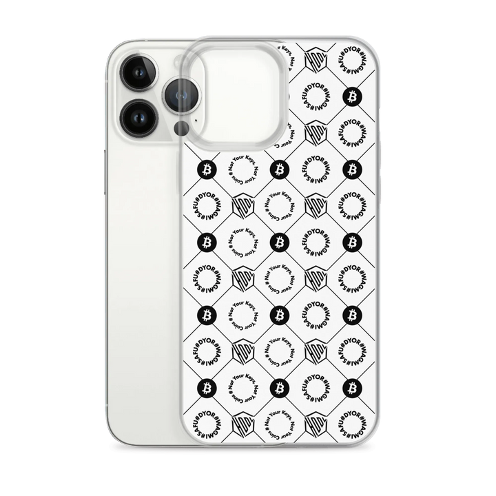 HODL iPhone Silikon Case "First Edition White" - HODL iPhone Silikon Case "First Edition White" - iPhone 11 | Exklusive Smartphone Hülle Streetwear von HODL®
