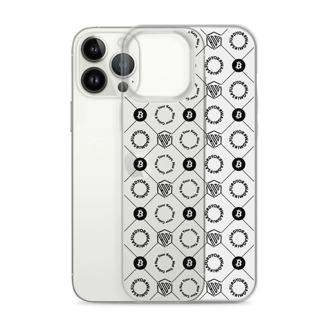 HODL iPhone Silikon Clear Case "First Edition Black" - HODL iPhone Silikon Clear Case "First Edition Black" - iPhone 11 | Exklusive Smartphone Hülle Streetwear von HODL®