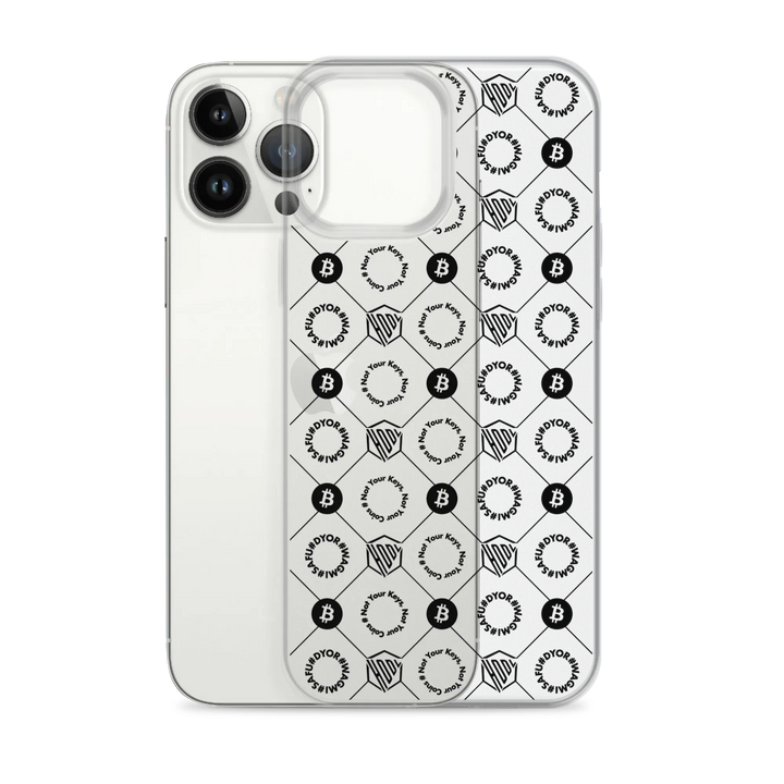 HODL iPhone Silikon Clear Case "First Edition Black" - HODL iPhone Silikon Clear Case "First Edition Black" - iPhone 11 | Exklusive Smartphone Hülle Streetwear von HODL®