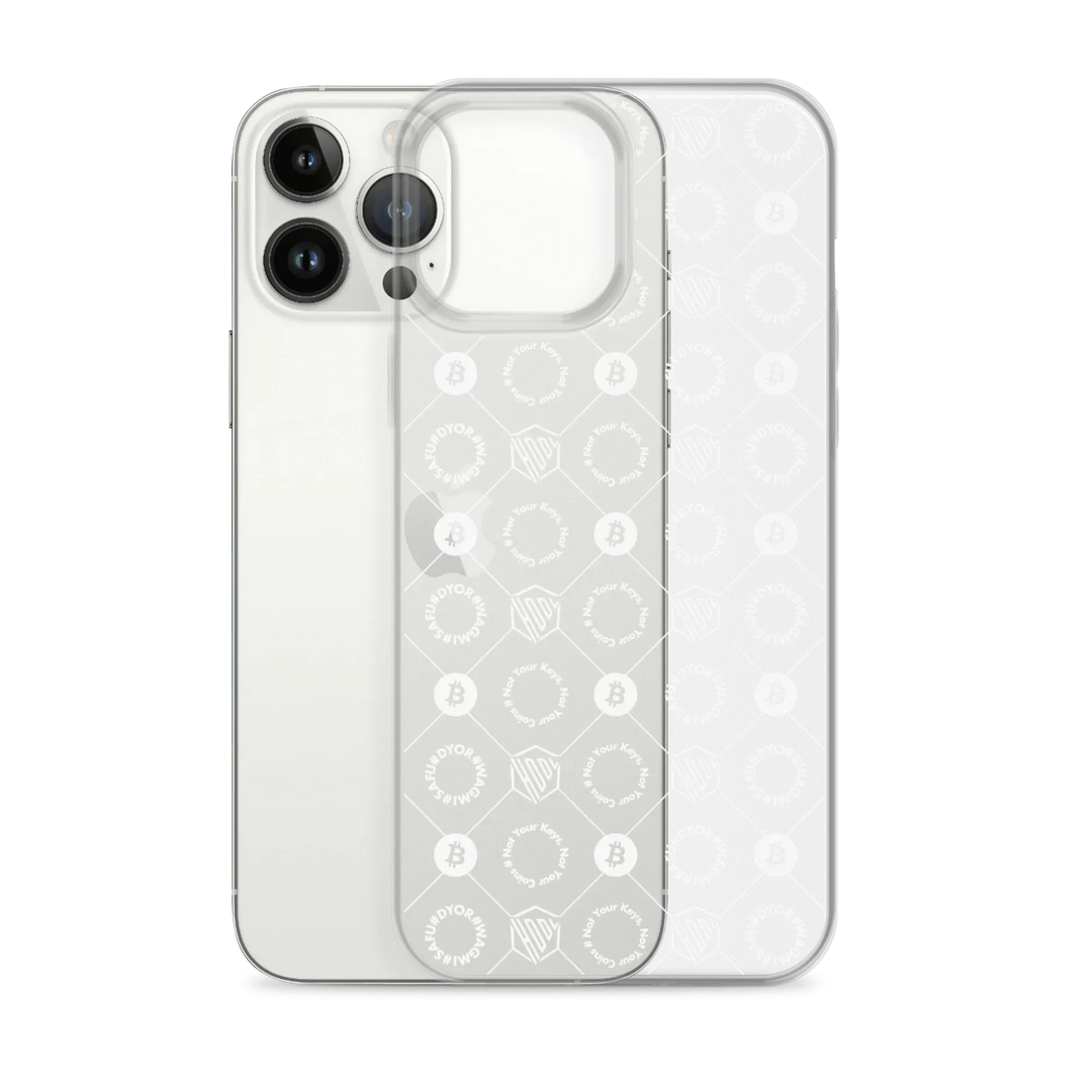 HODL iPhone Silikon Clear Case "FIRST EDITION WHITE" - HODL iPhone Silikon Clear Case "FIRST EDITION WHITE" - iPhone 11 | Exklusive Smartphone Hülle Streetwear von HODL®