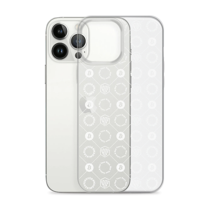 HODL iPhone Silikon Clear Case "FIRST EDITION WHITE" - HODL iPhone Silikon Clear Case "FIRST EDITION WHITE" - iPhone 11 | Exklusive Smartphone Hülle Streetwear von HODL®