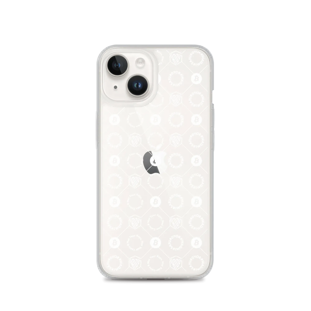 HODL iPhone Silikon Clear Case "FIRST EDITION WHITE" - HODL iPhone Silikon Clear Case "FIRST EDITION WHITE" - iPhone 14 | Exklusive Smartphone Hülle Streetwear von HODL®