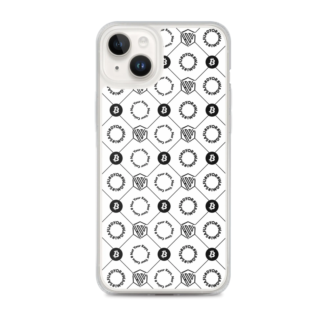 HODL iPhone Silikon Case "First Edition White" - HODL iPhone Silikon Case "First Edition White" - iPhone 14 Plus | Exklusive Smartphone Hülle Streetwear von HODL®
