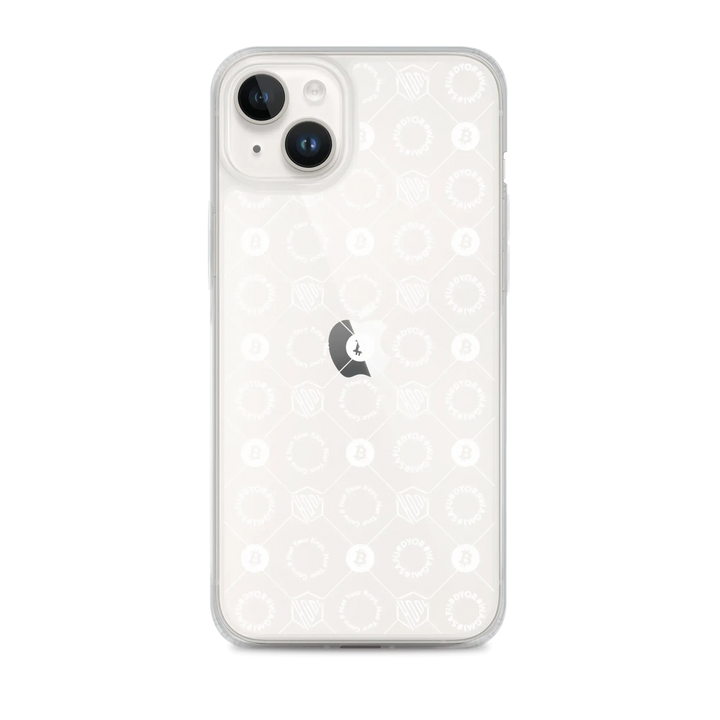 HODL iPhone Silikon Clear Case "FIRST EDITION WHITE" - HODL iPhone Silikon Clear Case "FIRST EDITION WHITE" - iPhone 14 Plus | Exklusive Smartphone Hülle Streetwear von HODL®