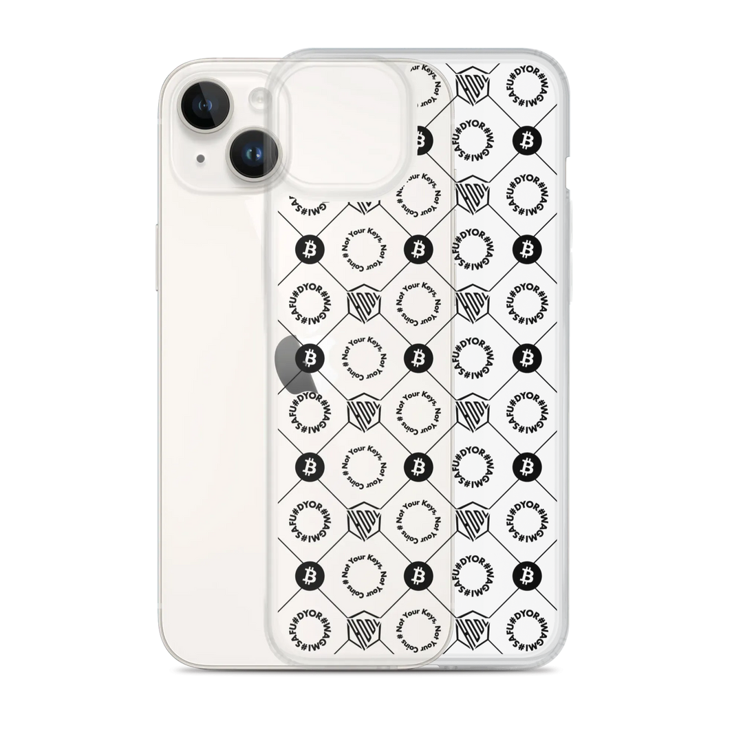 HODL iPhone Silikon Clear Case "First Edition Black" - HODL iPhone Silikon Clear Case "First Edition Black" - iPhone 11 | Exklusive Smartphone Hülle Streetwear von HODL®