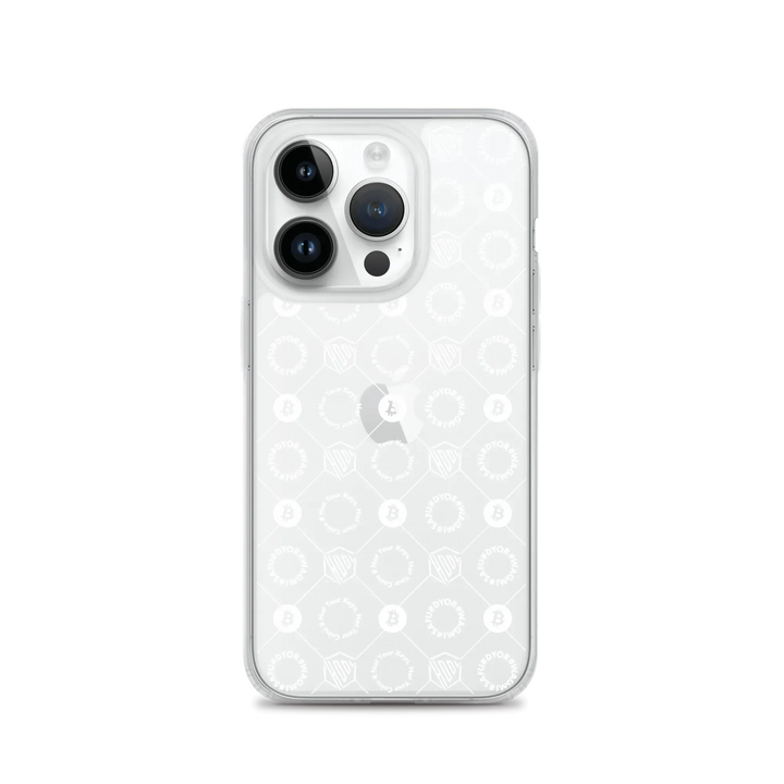 HODL iPhone Silikon Clear Case "FIRST EDITION WHITE" - HODL iPhone Silikon Clear Case "FIRST EDITION WHITE" - iPhone 14 Pro | Exklusive Smartphone Hülle Streetwear von HODL®