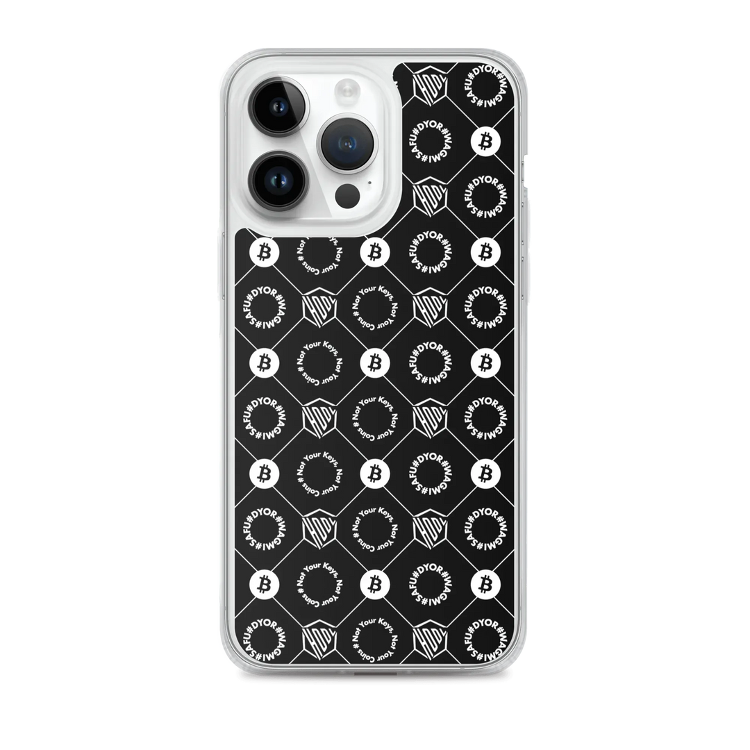 HODL iPhone Silikon Case "First Edition Black" - HODL iPhone Silikon Case "First Edition Black" - iPhone 14 Pro Max | Exklusive Smartphone Hülle Streetwear von HODL®