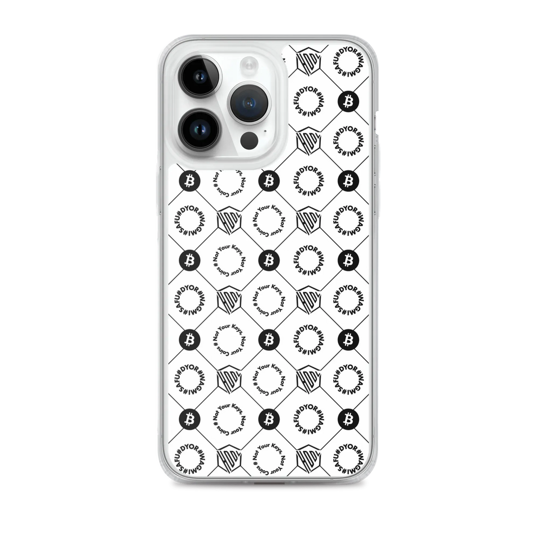 HODL iPhone Silikon Case "First Edition White" - HODL iPhone Silikon Case "First Edition White" - iPhone 14 Pro Max | Exklusive Smartphone Hülle Streetwear von HODL®