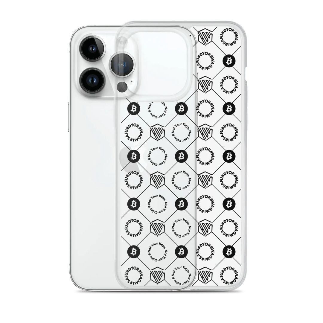 HODL iPhone Silikon Clear Case "First Edition Black" - HODL iPhone Silikon Clear Case "First Edition Black" - iPhone 11 | Exklusive Smartphone Hülle Streetwear von HODL®