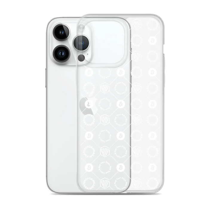 HODL iPhone Silikon Clear Case "FIRST EDITION WHITE" - HODL iPhone Silikon Clear Case "FIRST EDITION WHITE" - iPhone 11 | Exklusive Smartphone Hülle Streetwear von HODL®